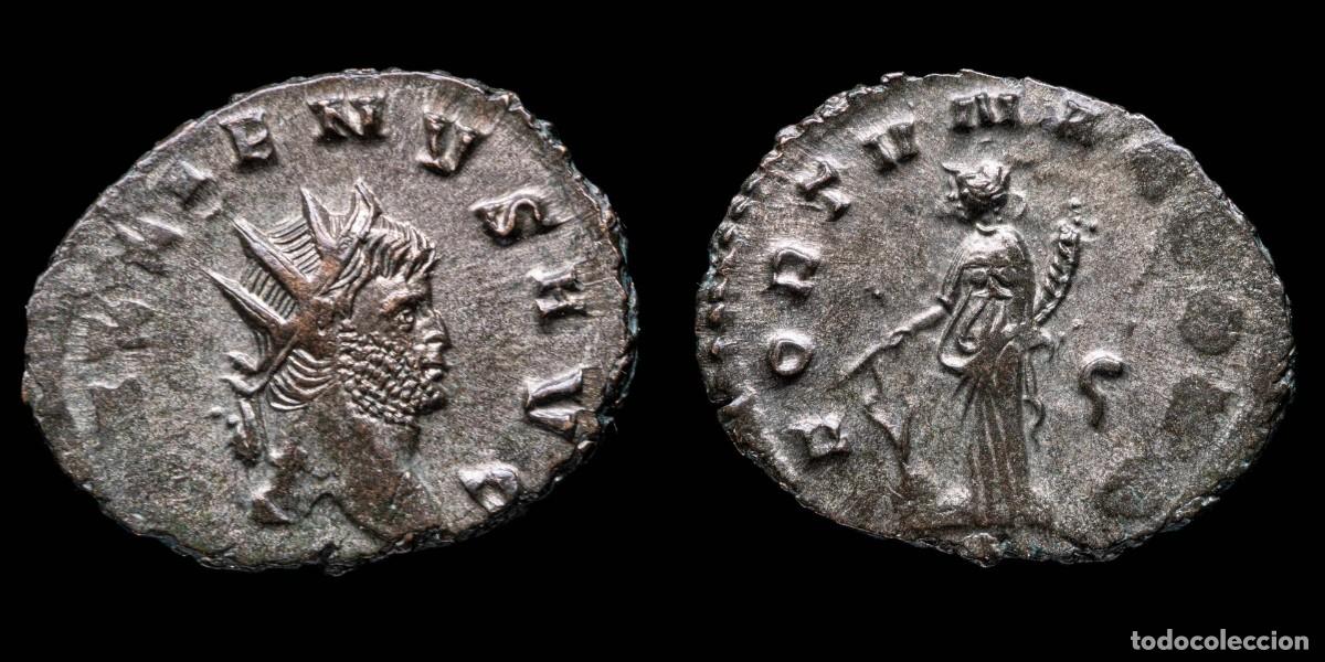 Monedas Imperio romano: Gallienus Antoninianus - FORTVNA REDVX - 22 mm / 3,02 gr.