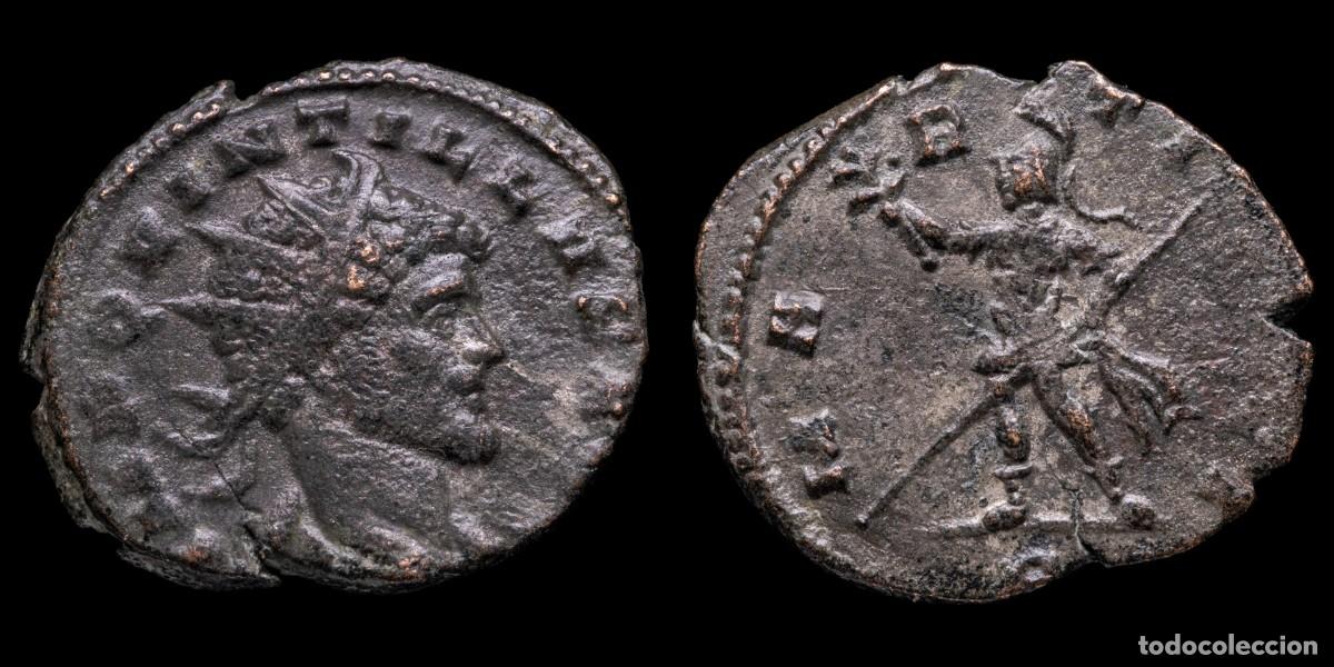 Monedas Imperio romano: Quintillus Antoninianus - MARTI PAC, Milan - 19 mm / 2,79 gr.