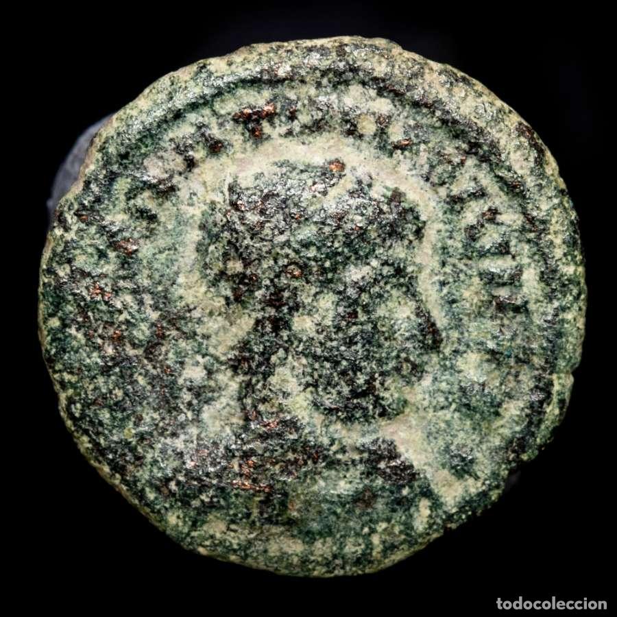 Monedas Imperio romano: Constantino II 306-337 1/2 follis de bronce. Lugdunum. GLORIA PLG.