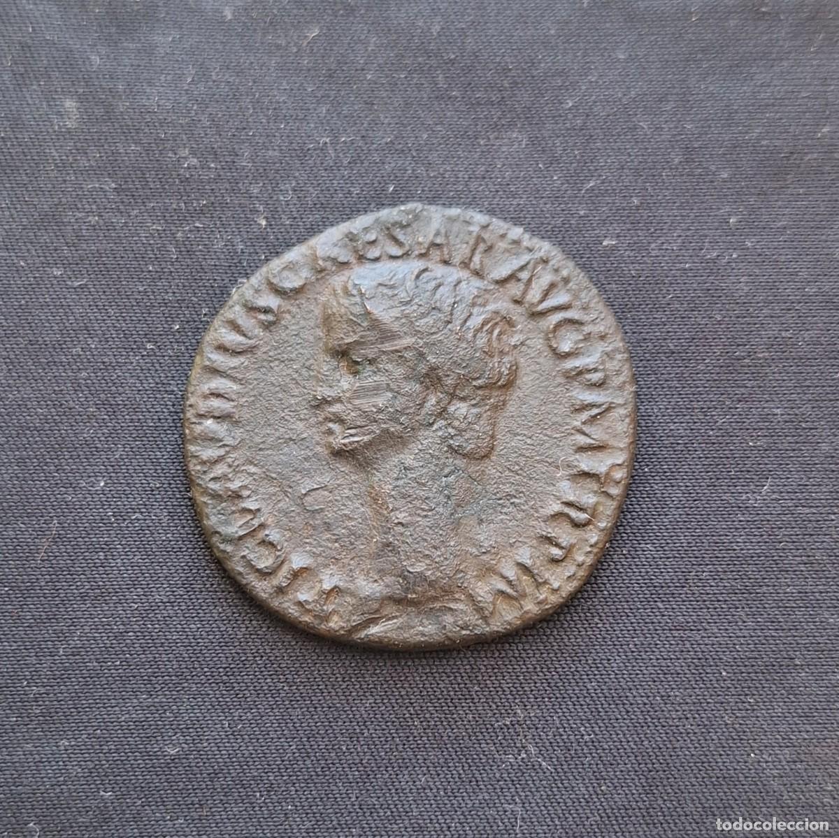 Monedas Imperio romano: As de Claudio LIBERTAS AVGVSTA - Foto 2