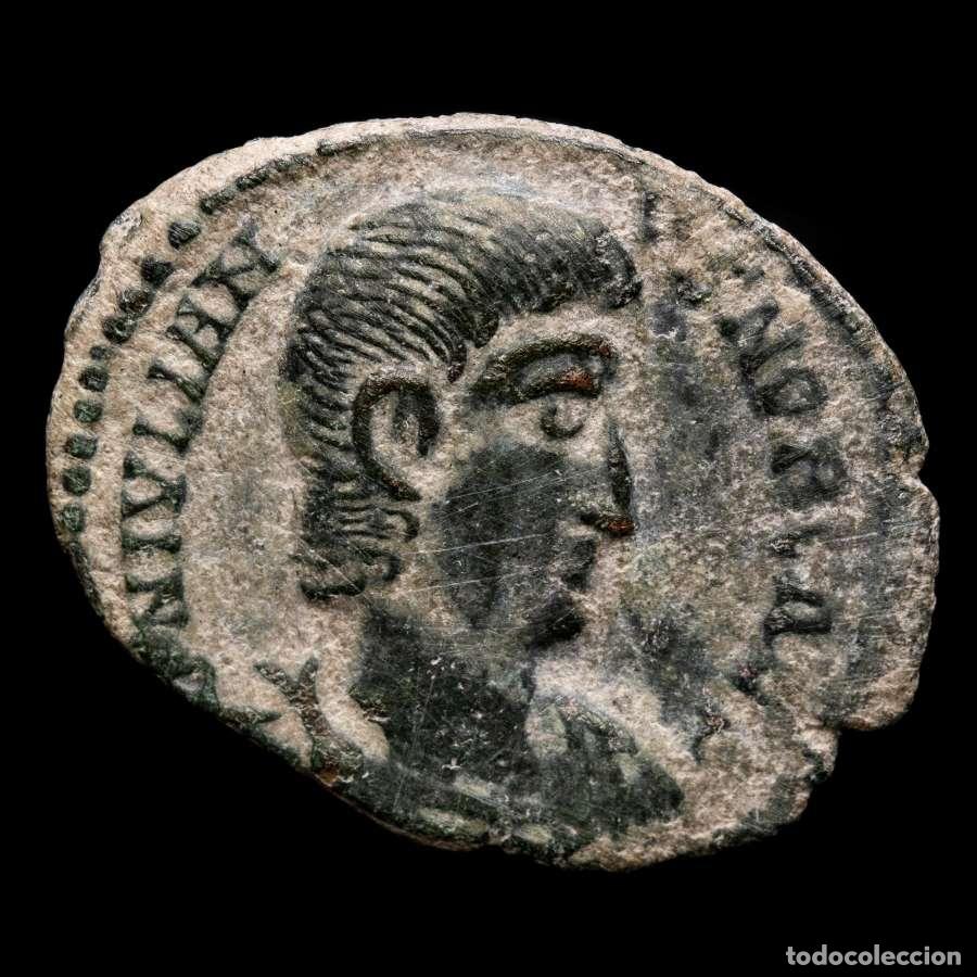 Monedas Imperio romano: Juliano II AE21. Arles M - TCON. FEL TEMP REPARATIO. Attractive!!!