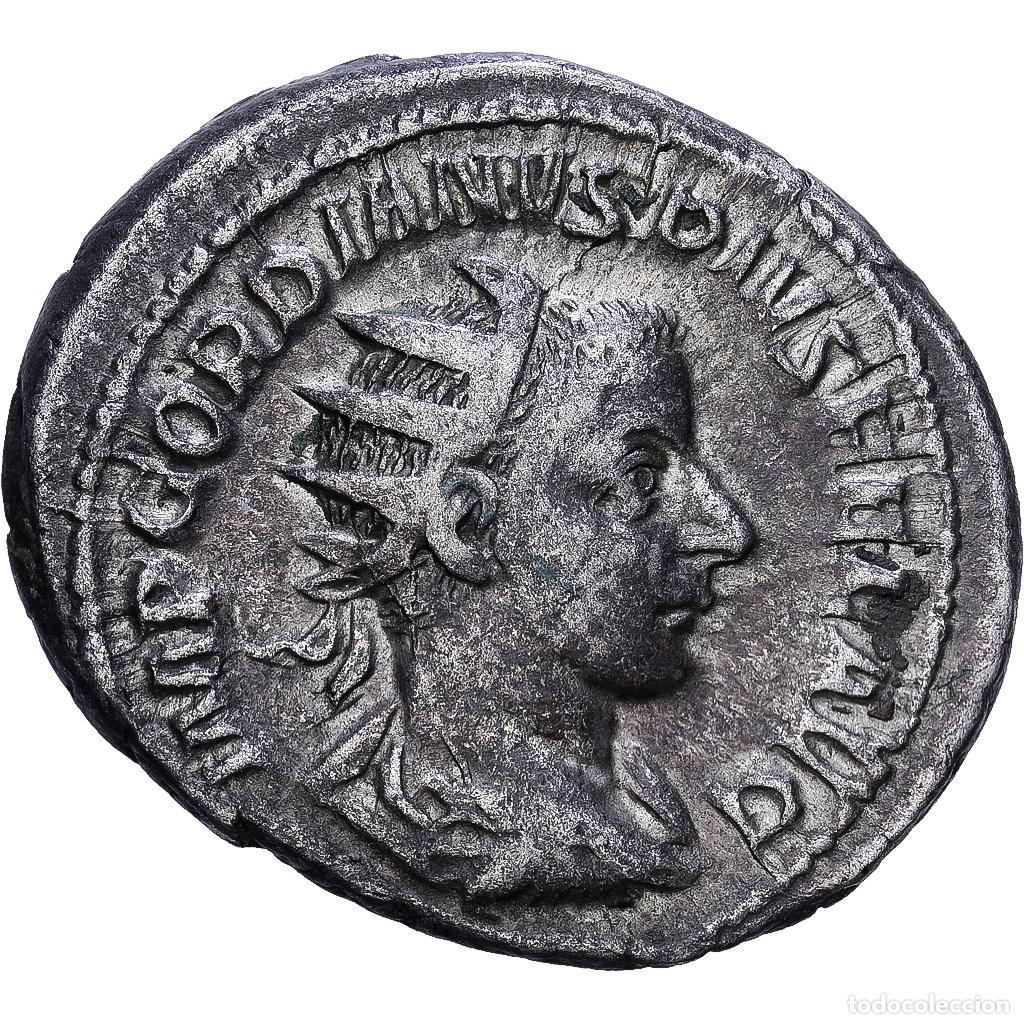 Monedas Imperio romano: [#1546091] Roman Empire, Gordian III, Antoninianus, 241-243, Rome, Plata, MBC, RIC:84