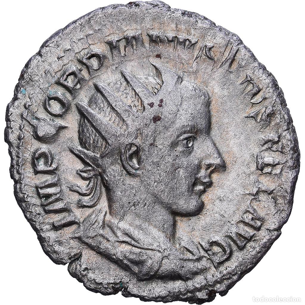 Monedas Imperio romano: [#1546092] Roman Empire, Gordian III, Antoninianus, 241-243, Rome, Plata, BC+, RIC:92