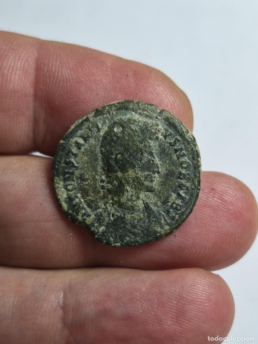 Monedas Imperio romano: NT/ MAIORINA CONSTANCIO GALO SIN LIMPIAR 5,48 GRS (A1509)