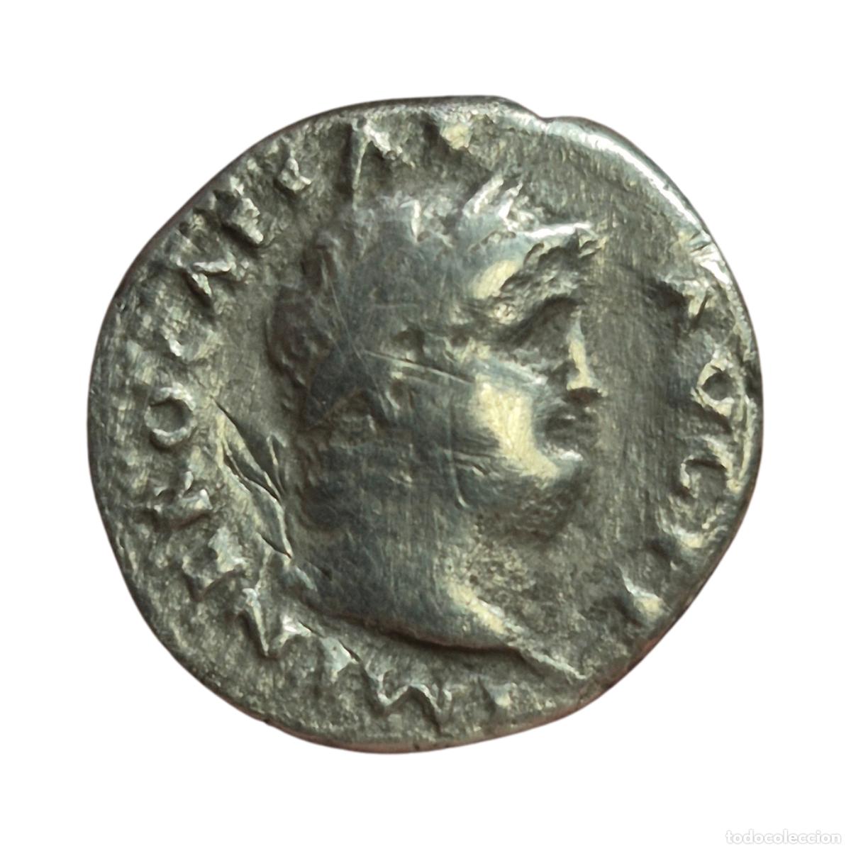 Monedas Imperio romano: NT/ DENARIO NERON REV. SALUS (A1096)