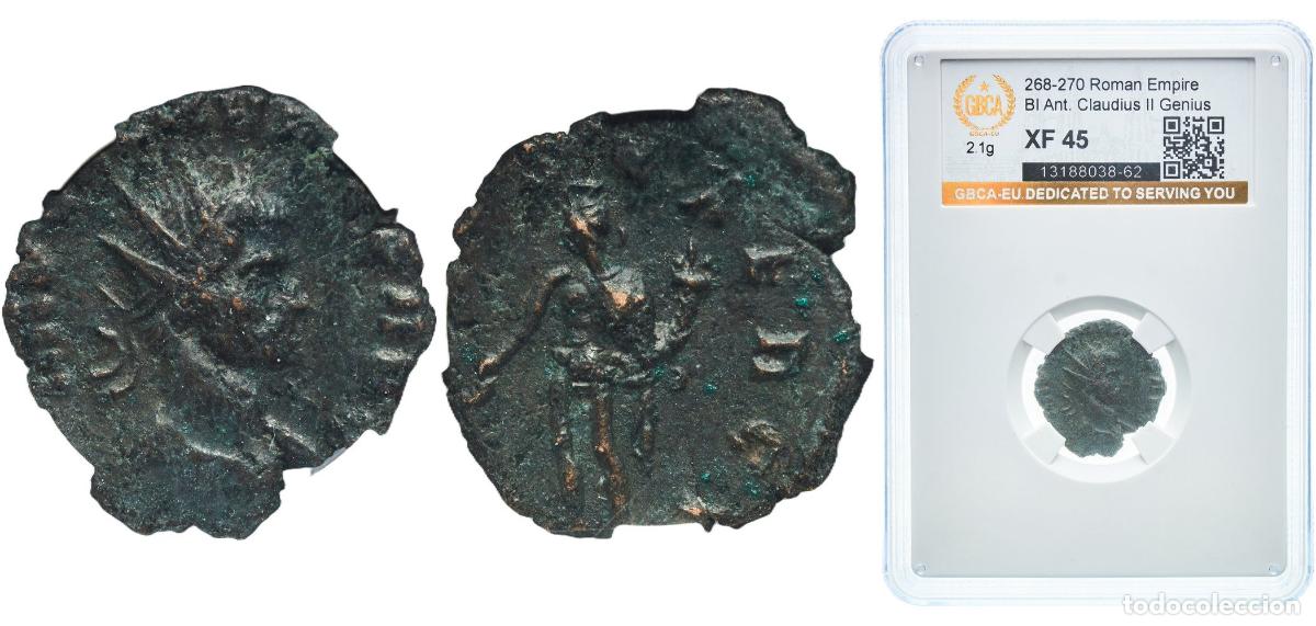 Monedas Imperio romano: Rome Roman Empire ND (268-270) Antoninianus - Gallienus (Felicitas) Silver Siscia Mint 2.1g GBCA XF