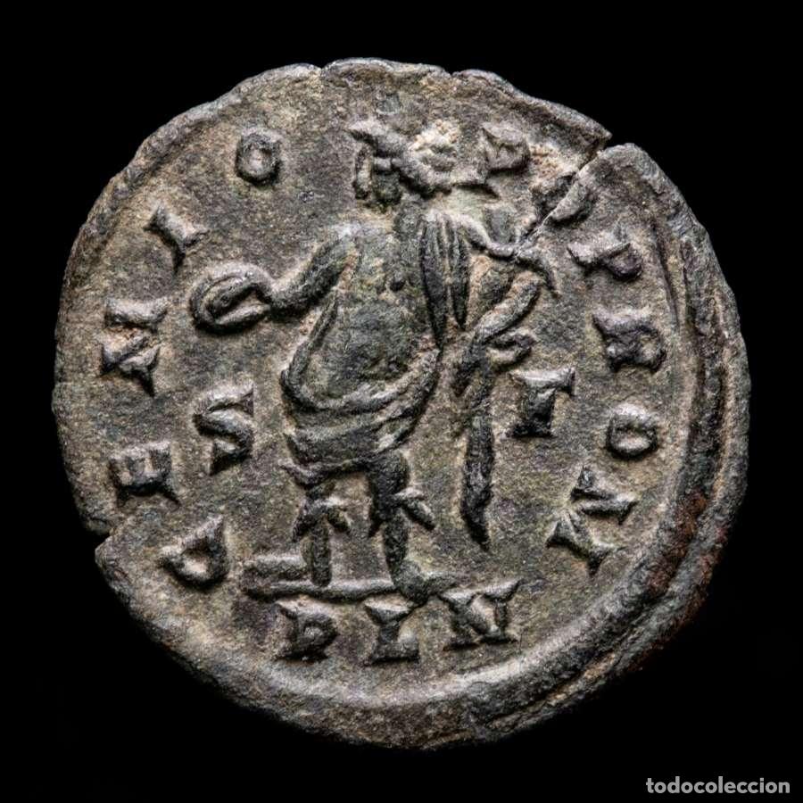 Monedas Imperio romano: Licinio I AE follis. Londinum S/F PLN. GENIO POP ROM. (3370)