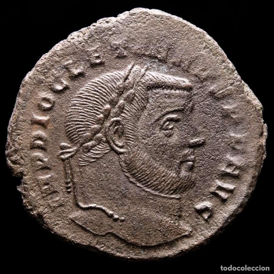 Monedas Imperio romano: Imperio Romano - Diocleciano, Follis, FELIX ADVENT AVGG NN, &Aacute;frica