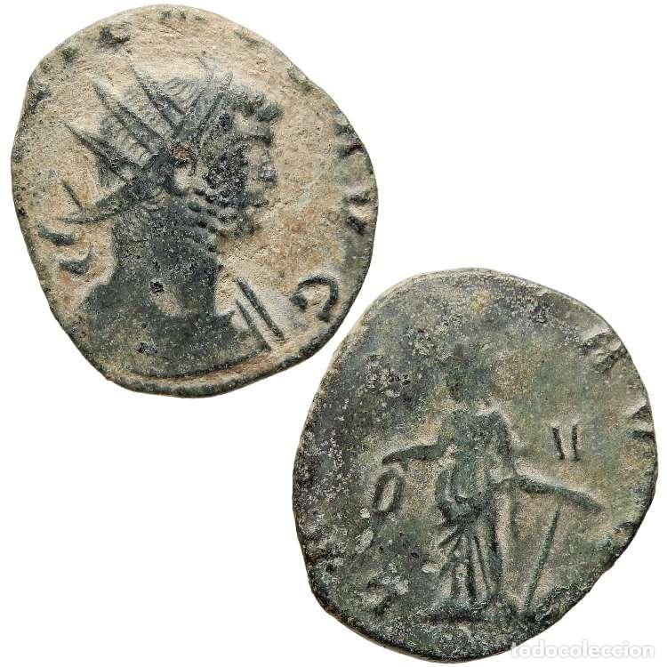Monedas Imperio romano: Galieno (253-268 dC) Antoniniano, Roma. LAETITIA AVG / V. 825-M