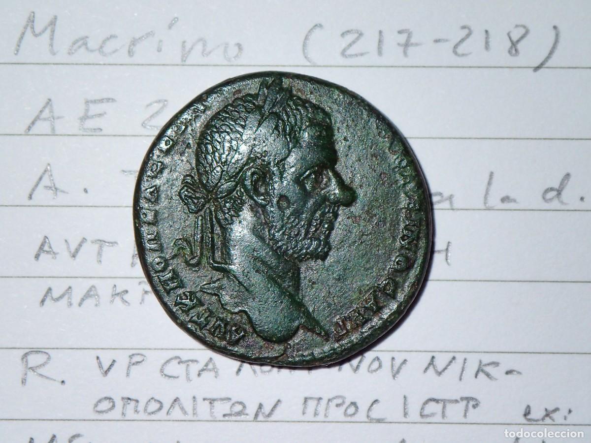 Monedas Imperio romano: AE25 MESIA NIC&Oacute;POLIS AD ISTRUM MACRINO 217-218 Moesia Nikopolis Macrinus