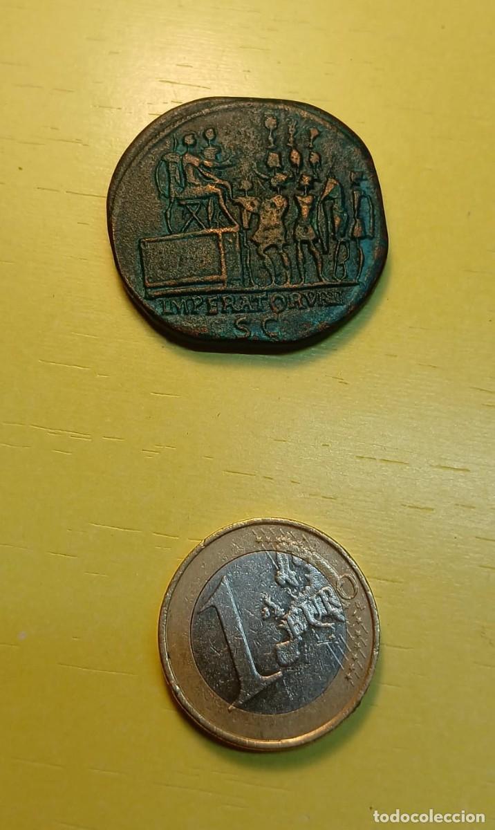 Monedas Imperio romano: Moneda Romana reproducci&oacute;n