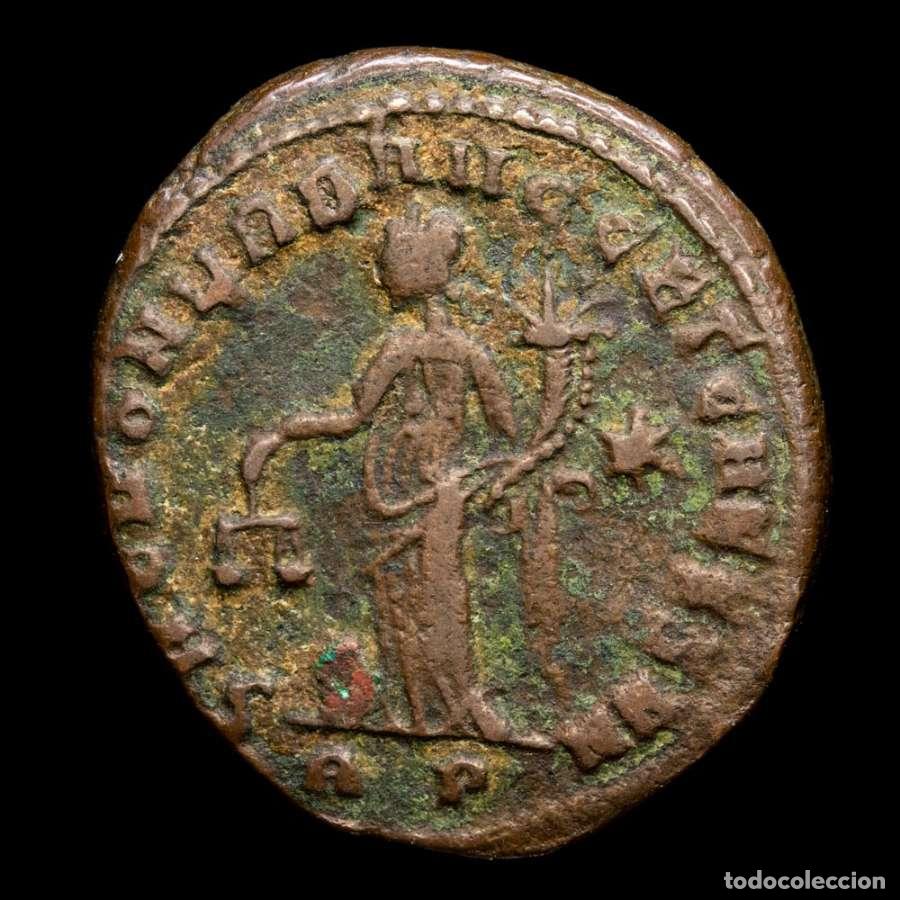 Monedas Imperio romano: Diocleciano (284-305) &AElig; follis, Roma. Sacra Moneta - ✩ / RP (6053)