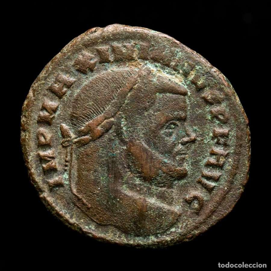 Monedas Imperio romano: Maximiano 286-305 Follis Cartago. SALVIS AVGG ET CAESS FEL KART / A