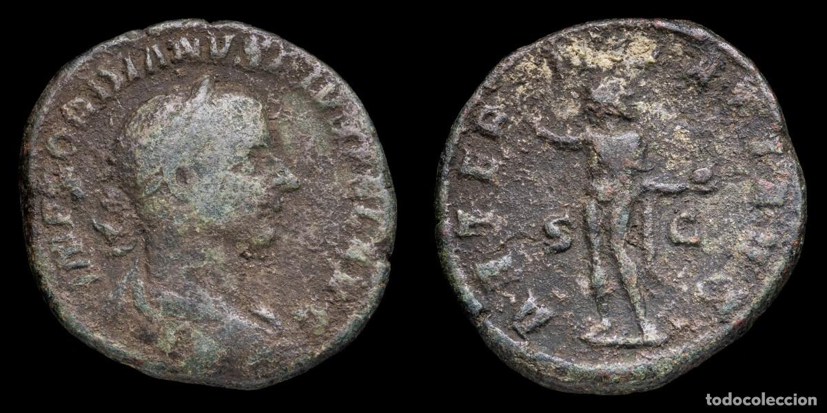 Monedas Imperio romano: Gordian III Sestertius - AETERNITATI AVG - 31 mm / 17,12 gr.