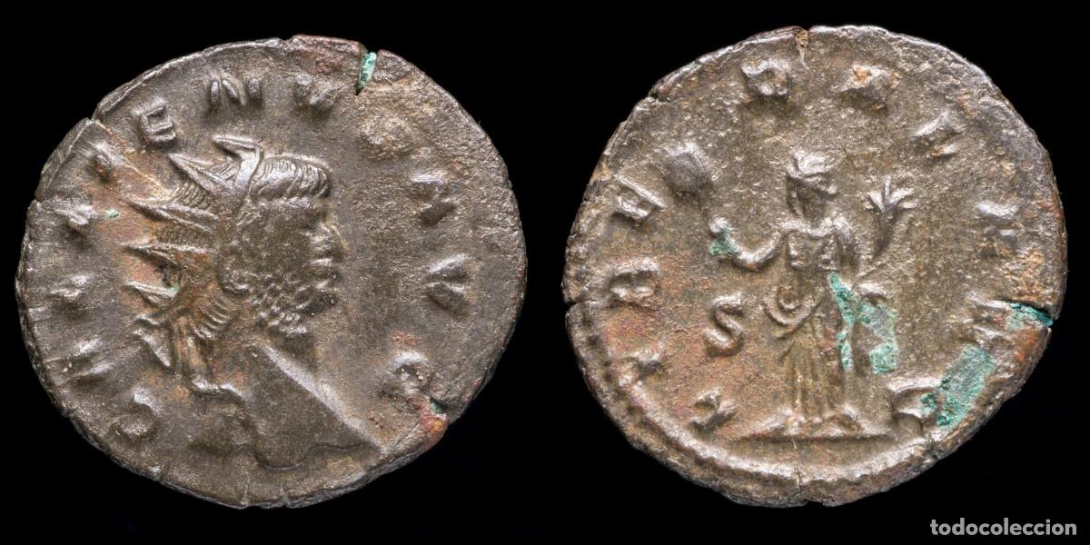 Monedas Imperio romano: Gallienus Antoninianus - LIBERAL AVG - 22 mm / 3,95 gr.