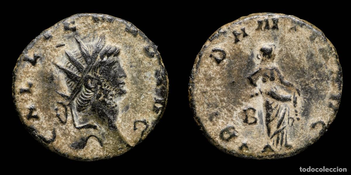 Monedas Imperio romano: Gallienus Antoninianus - ABVNDANTIA AVG - 19 mm / 3.12 gr.