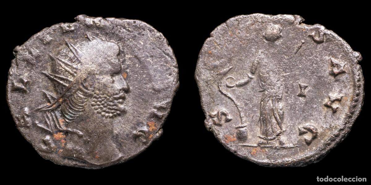 Monedas Imperio romano: Gallienus Antoninianus - SALVS AVG - 21 mm / 3,07 gr.