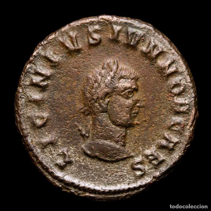 Monedas Imperio romano: Licinio II Cesar &AElig; Follis de Tesalonica - VOT V // TSЄVI Muy raro.