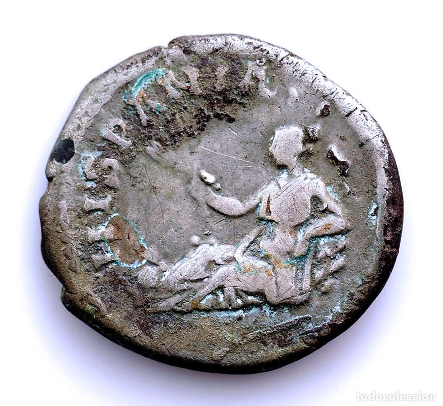 Monedas Imperio romano: SC. Roma-Adriano. Denario &rdquo;HISPANIA&rdquo;, Roma 134-135 d.C. Plata 2,8 g. RARA