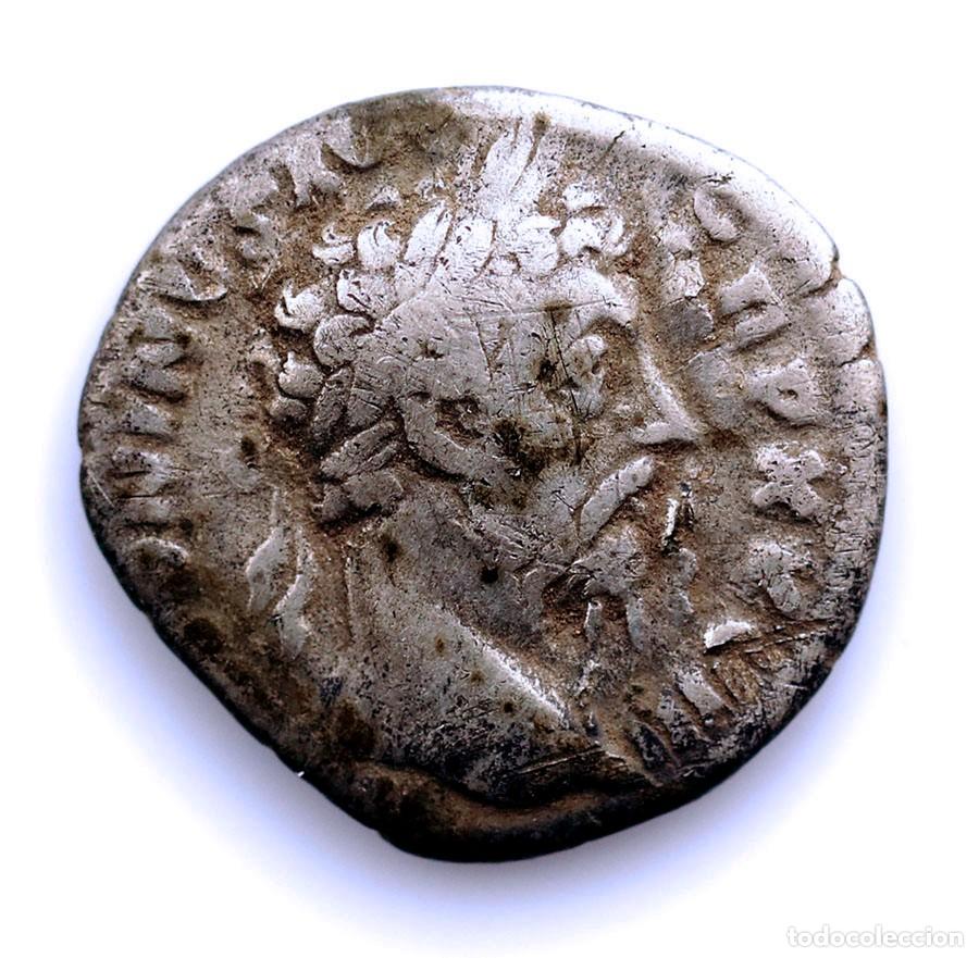 Monedas Imperio romano: SC. Roma-Marco Aurelio. Denario, Roma 145-147 d.C. Plata 2,8 g.