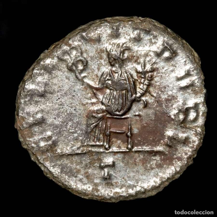 Monedas Imperio romano: Imperio Romano - Galieno, antoniniano. Roma, FELICIT PVBL / T.