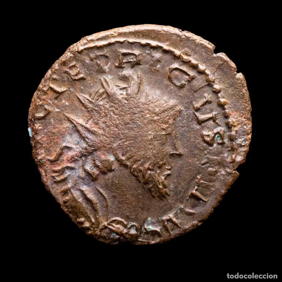 Monedas Imperio romano: Tetrico I (271-274 dC) antoniniano de estilo barbaro PAX AVG (9029)