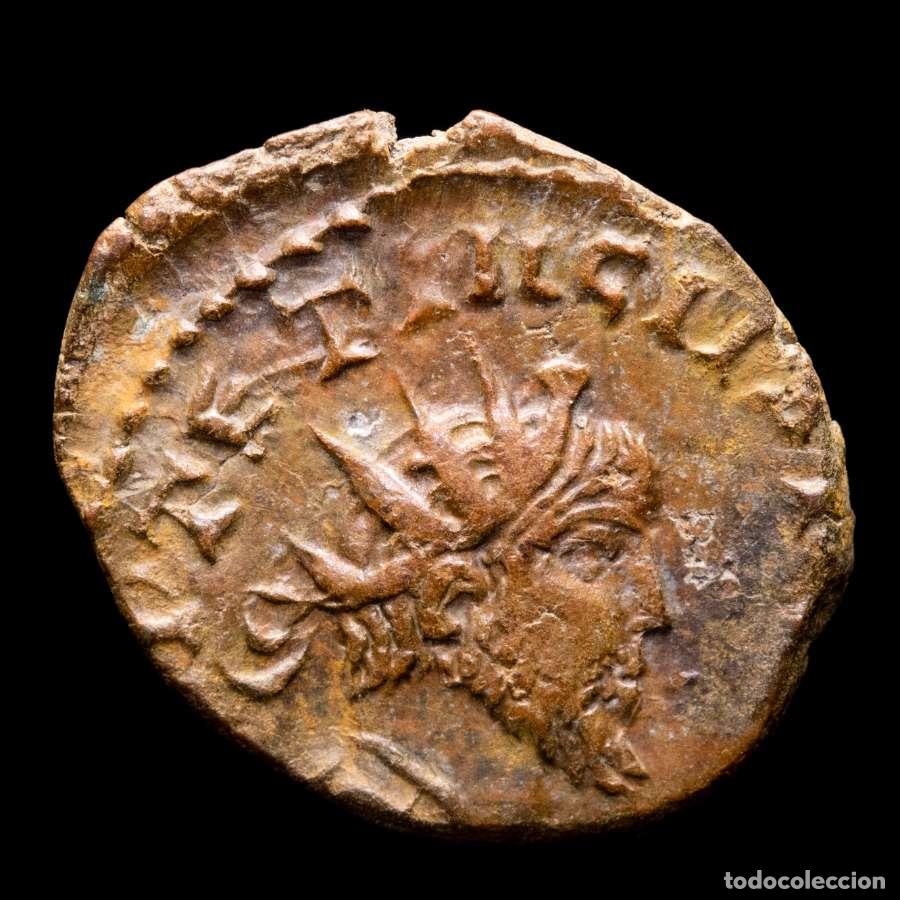 Monedas Imperio romano: Tetrico I (271-274 dC) antoniniano de estilo barbaro PAX AVG (9031)