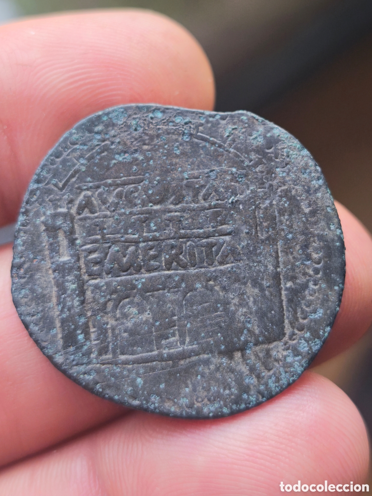Monedas Imperio romano: Dupondio Augusto Emerita Augusta 23gr