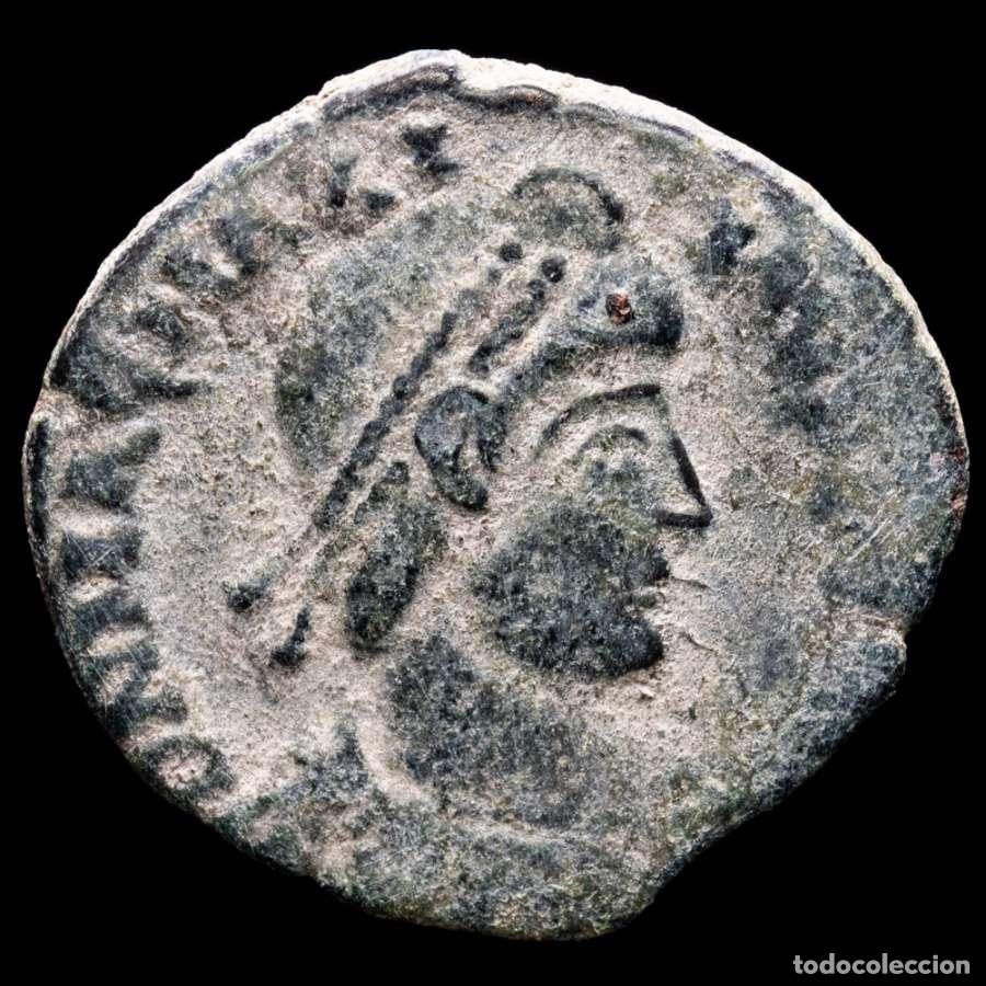 Monedas Imperio romano: Magno Maximo, AE maiorina. REPARATIO REIPVB / (8501)
