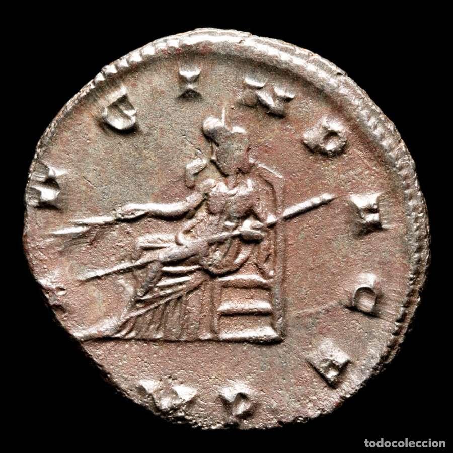 Monedas Imperio romano: Salonina, antoniniano. AVG IN PACE / MP. Mediolanum 266 d.C. (b548)