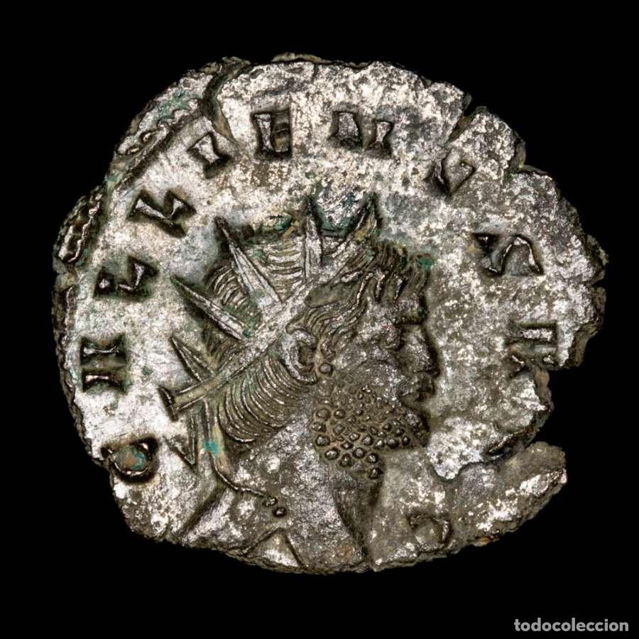Monedas Imperio romano: Galieno. Antoniniano. FORTVNA REDVX - &Ccedil;. Roma, 265 dC. (B557)