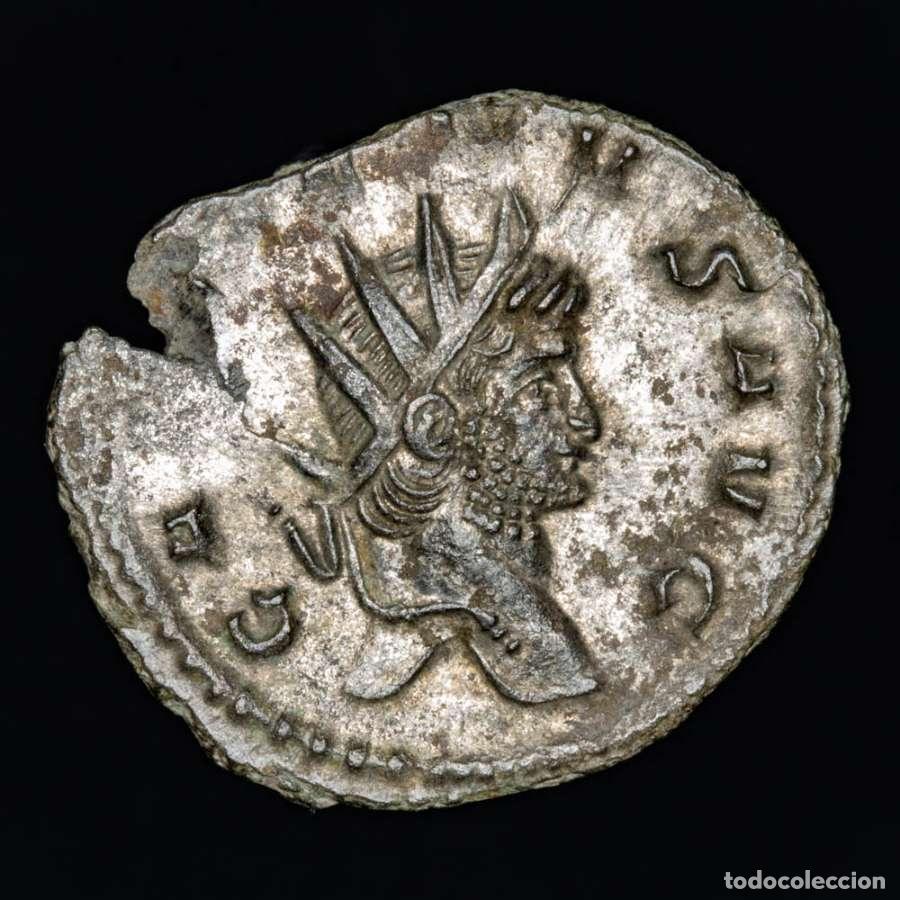 Monedas Imperio romano: Galieno, Antoniniano. Roma 265/267 dC, MARTI PACIFERO - A (581)