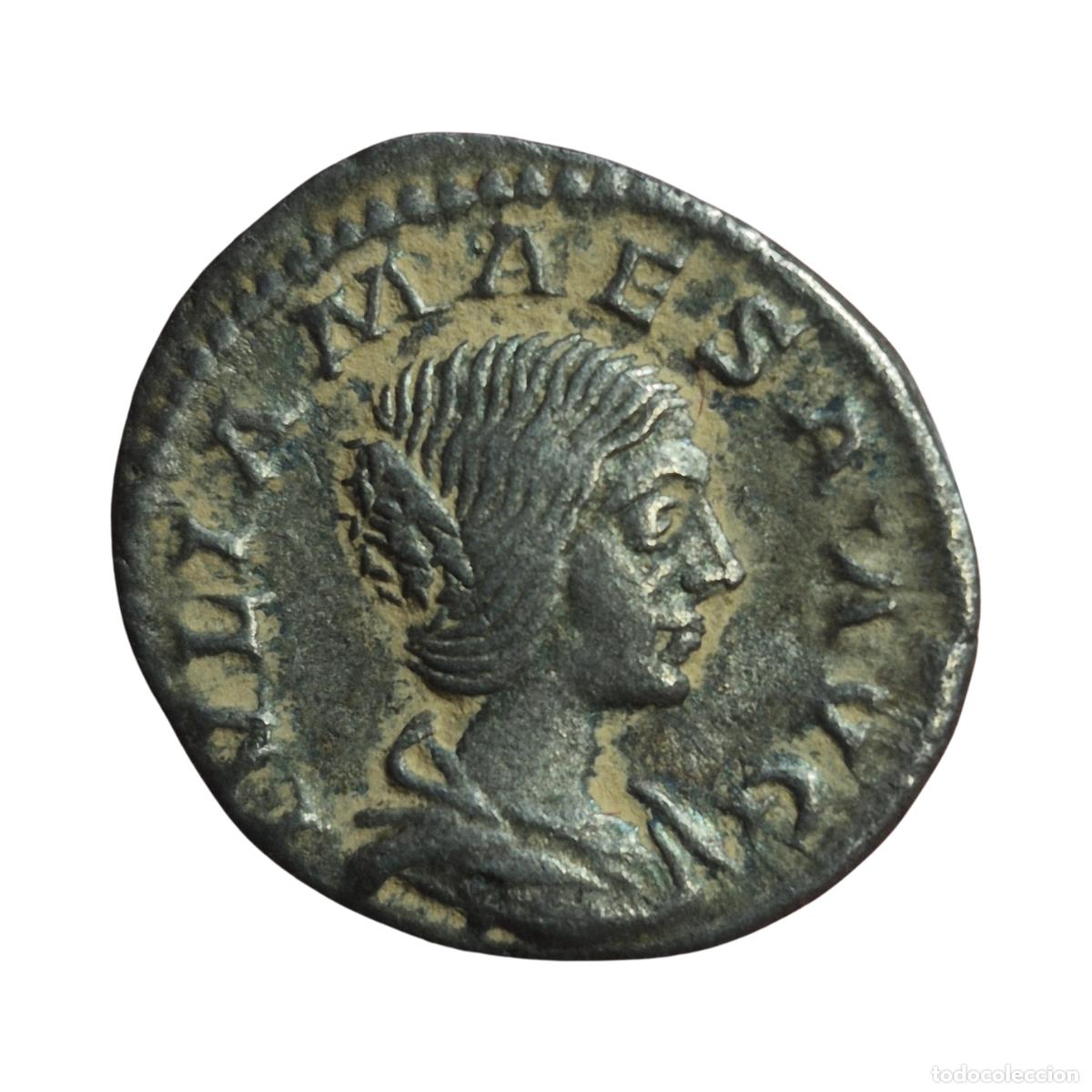 Monedas Imperio romano: NT / DENARIO JULIA MAESA REV. PIETAS (A1547)