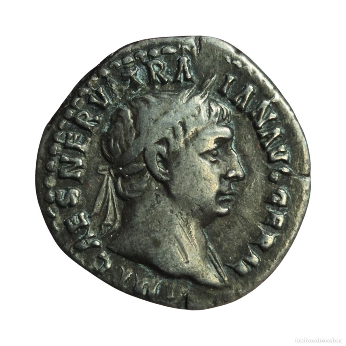 Monedas Imperio romano: NT / DENARIO TRAJANO REV. MARTE (A1545)