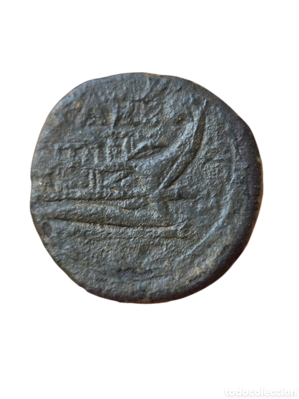 Monedas Imperio romano: Interesante Semis Republicano , - Foto 2