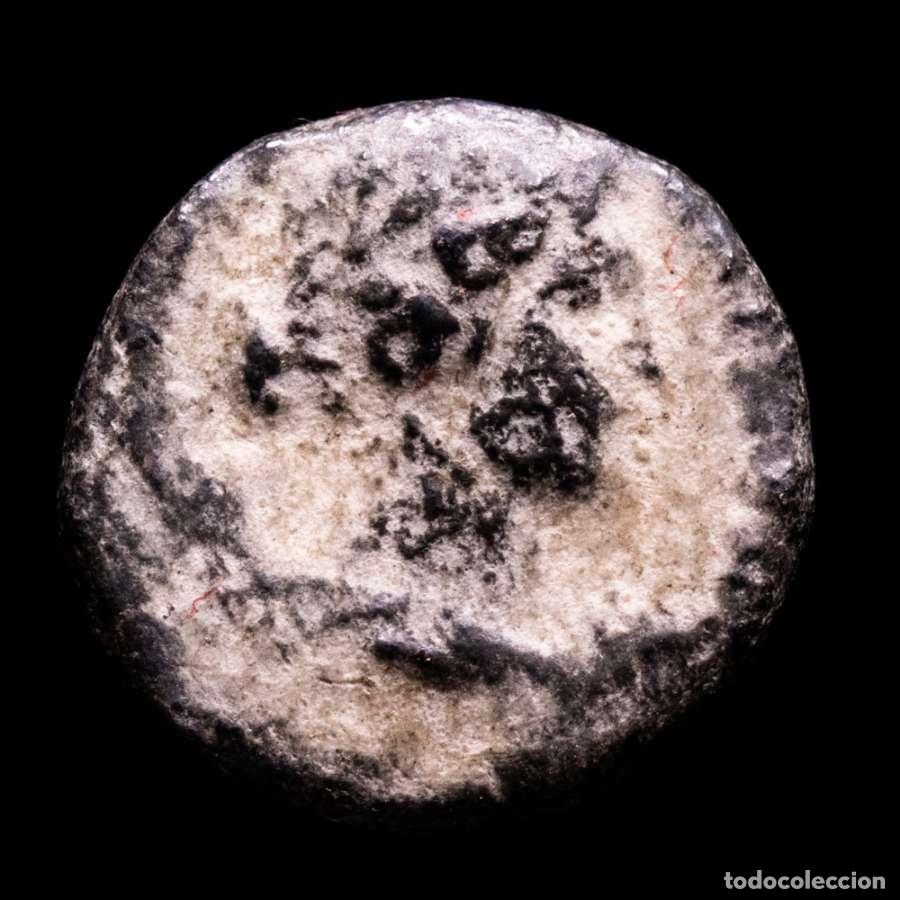 M&uuml;nzen R&ouml;misches Reich: Neron, Antioquia Unidad de Bronce &Alpha;&Nu;&Tau;&Iota;&Omicron;&Chi;-&Epsilon;&Omega;&Nu; &bull;&Delta;&Rho;&bull; Laureles (374)