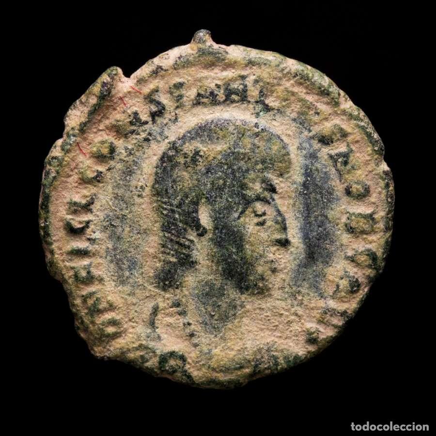 Monedas Imperio romano: Constancio Galo 351-354 dC. Maiorina, Heraclea. Jinete caido (6354)