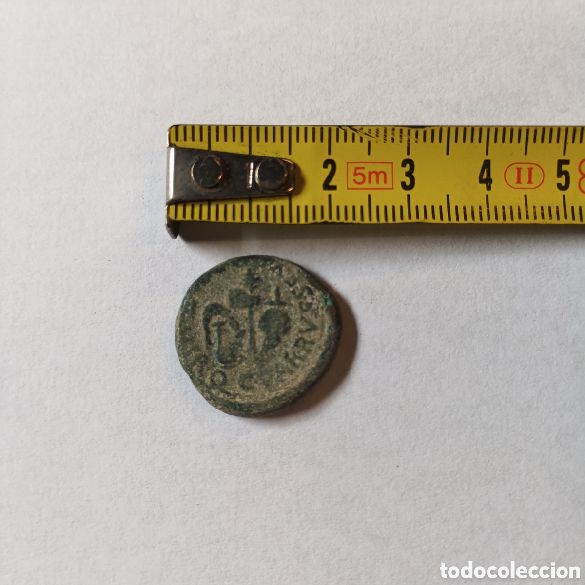 Monedas Imperio romano: MONEDA DE BRONCE CUADRANTE ROMANO EMPERADOR NERVA - Foto 3