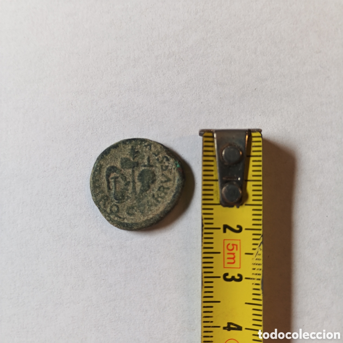 Monedas Imperio romano: MONEDA DE BRONCE CUADRANTE ROMANO EMPERADOR NERVA - Foto 4