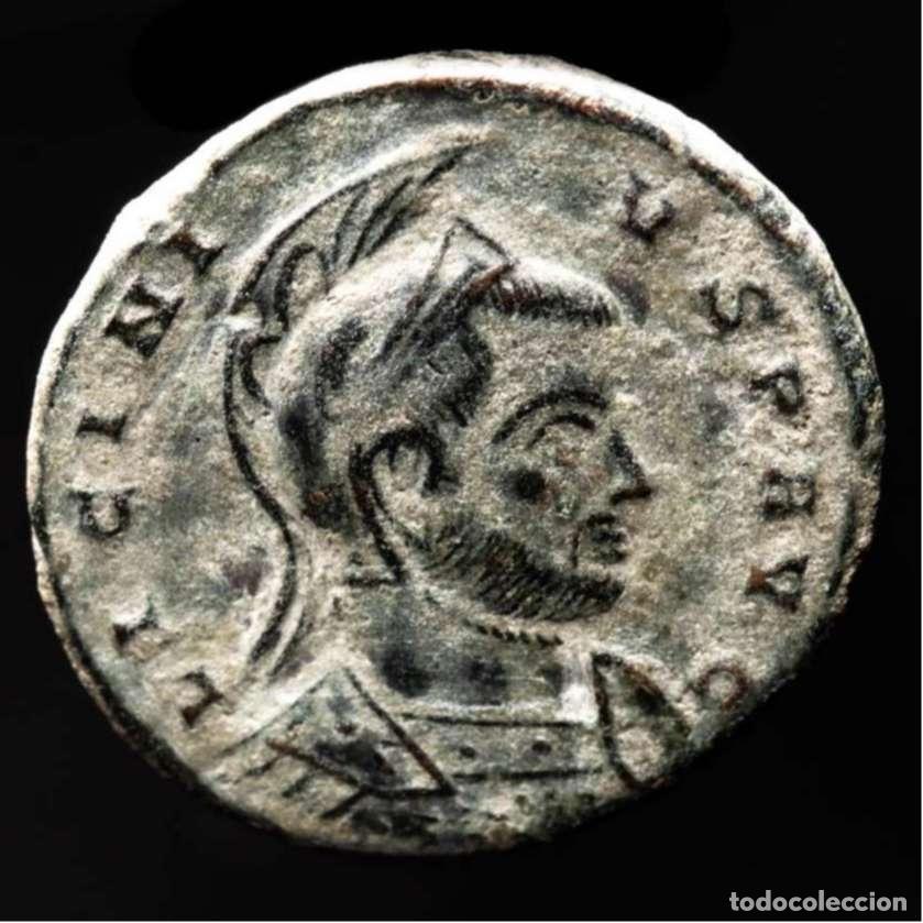 Monedas Imperio romano: Licinio Follis de Trier, R4 en RIC - VICTORIAE LAET P P / STR