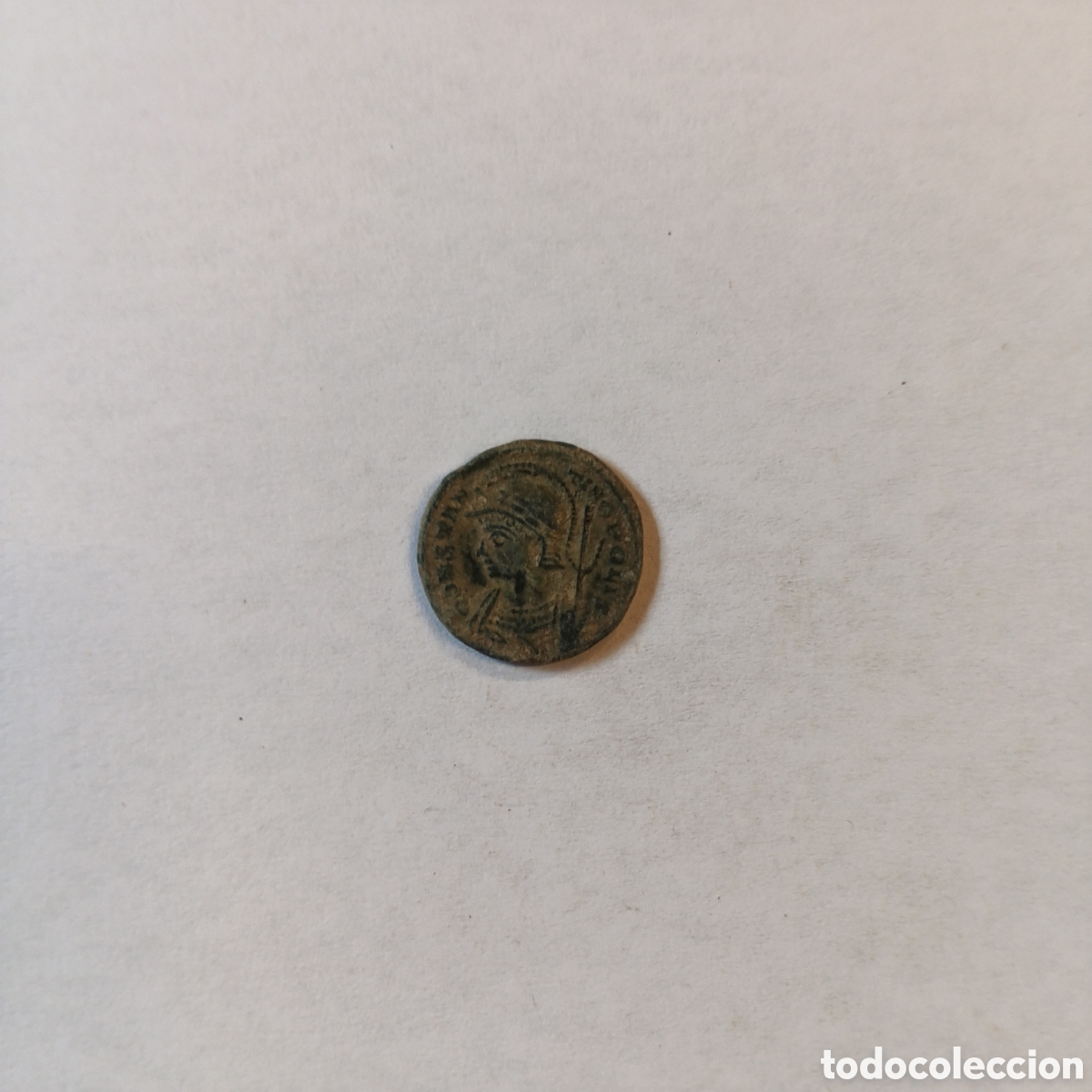 Monedas Imperio romano: MONEDA BRONCE FOLLIS CONSTANTINOPOLIS s. IV d. C.
