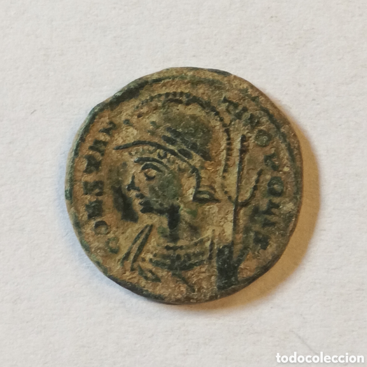 Monnaies Empire Romain: MONEDA BRONCE FOLLIS CONSTANTINOPOLIS s. IV d. C.