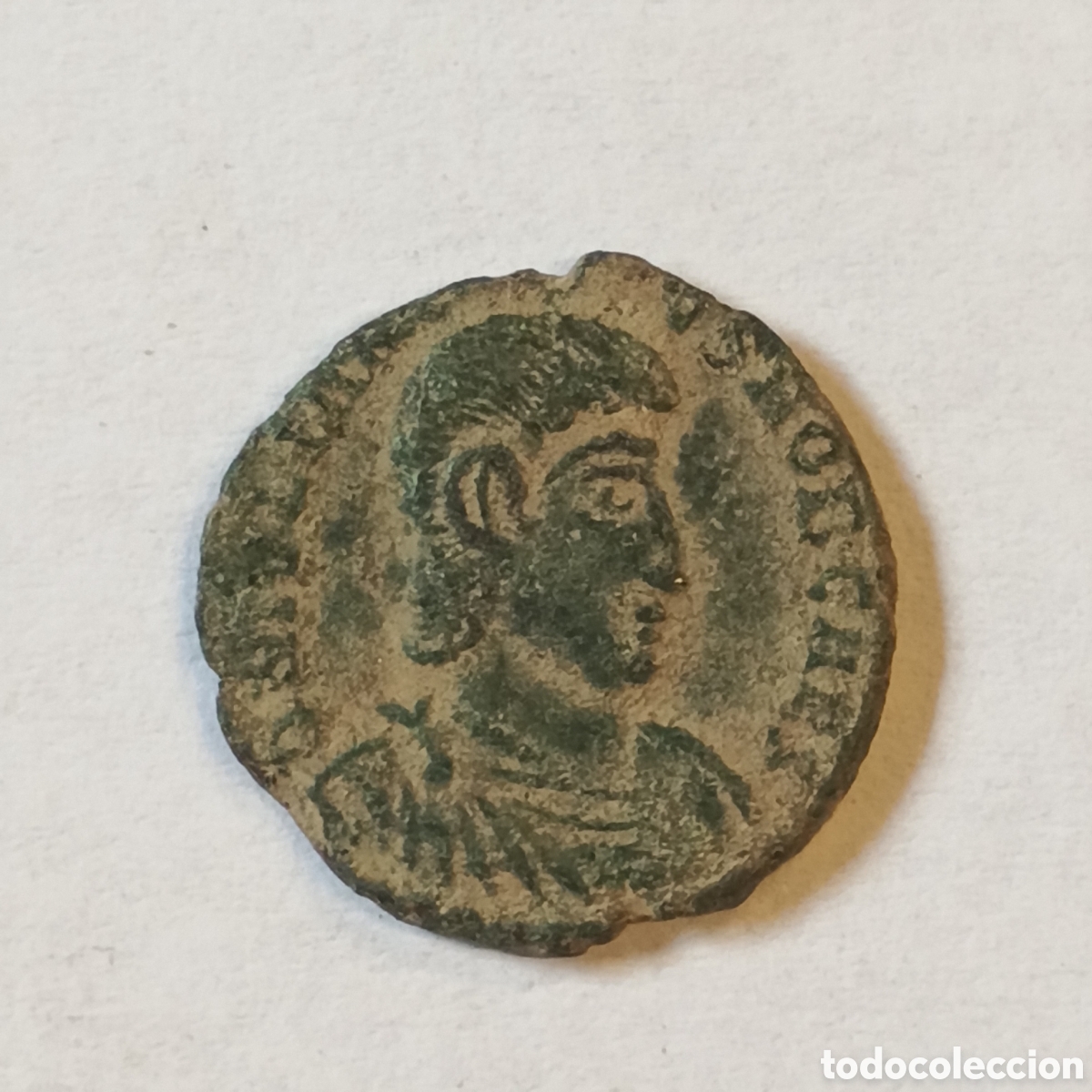 Monedas Imperio romano: MONEDA FOLLIS TARD&Iacute;O DINAST&Iacute;A CONSTANTINIANA s. IV d.C.