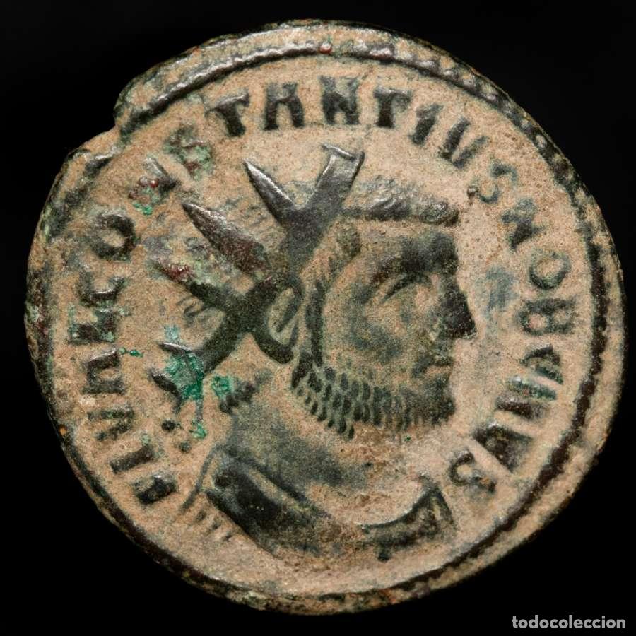 Monedas Imperio romano: Constancio I AE Post-Reforma &AElig; Radiado CONCORDIA MILITVM KB (4899)