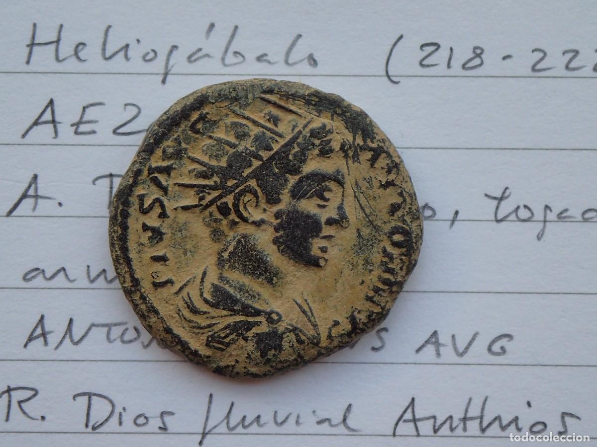 Monedas Imperio romano: AE26 PISIDIA HELIOG&Aacute;BALO ANTHIOS 218-222 Elagabalus Pisidia Antioch
