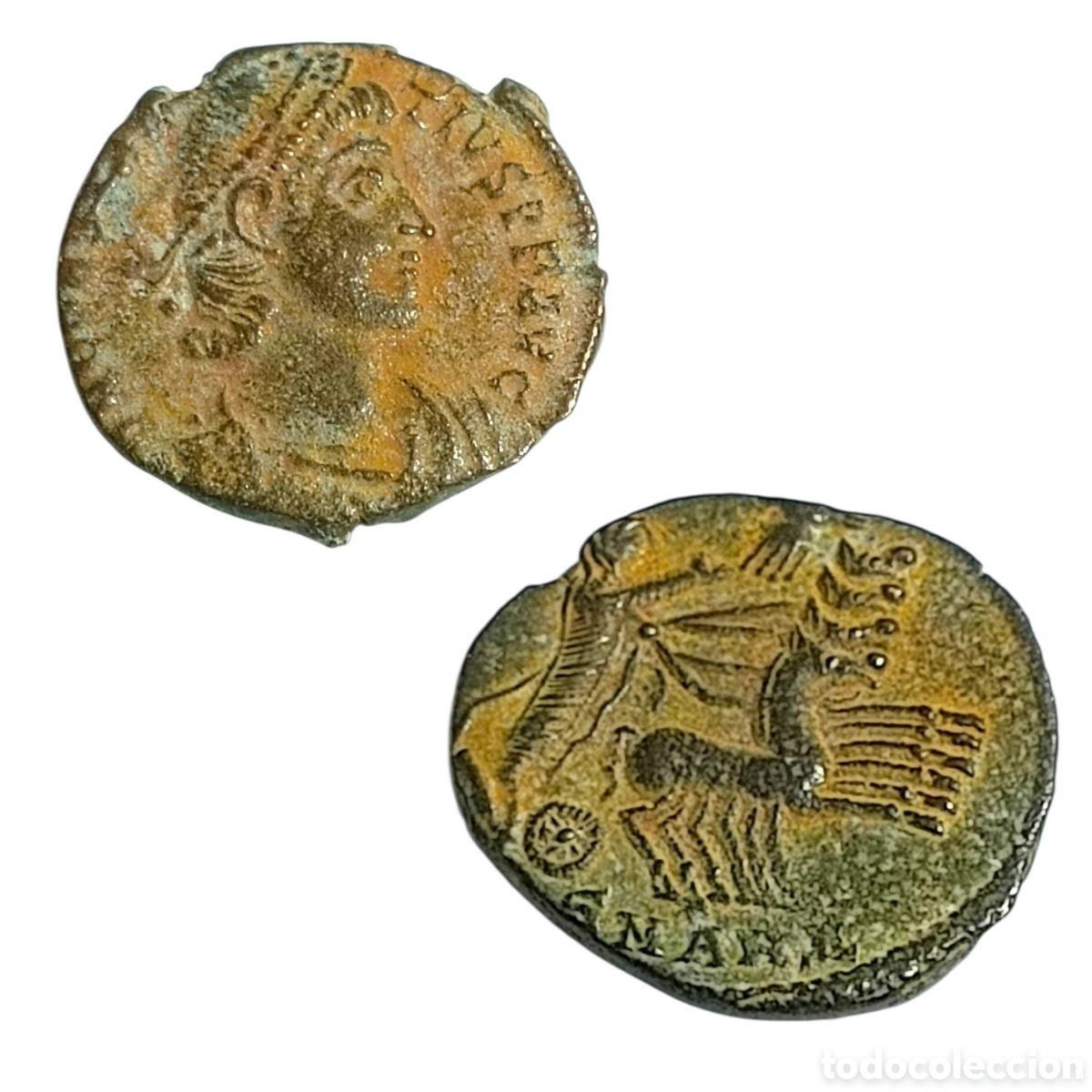 Monedas Imperio romano: Monedas romanas lote de 5 numismatica - Foto 2