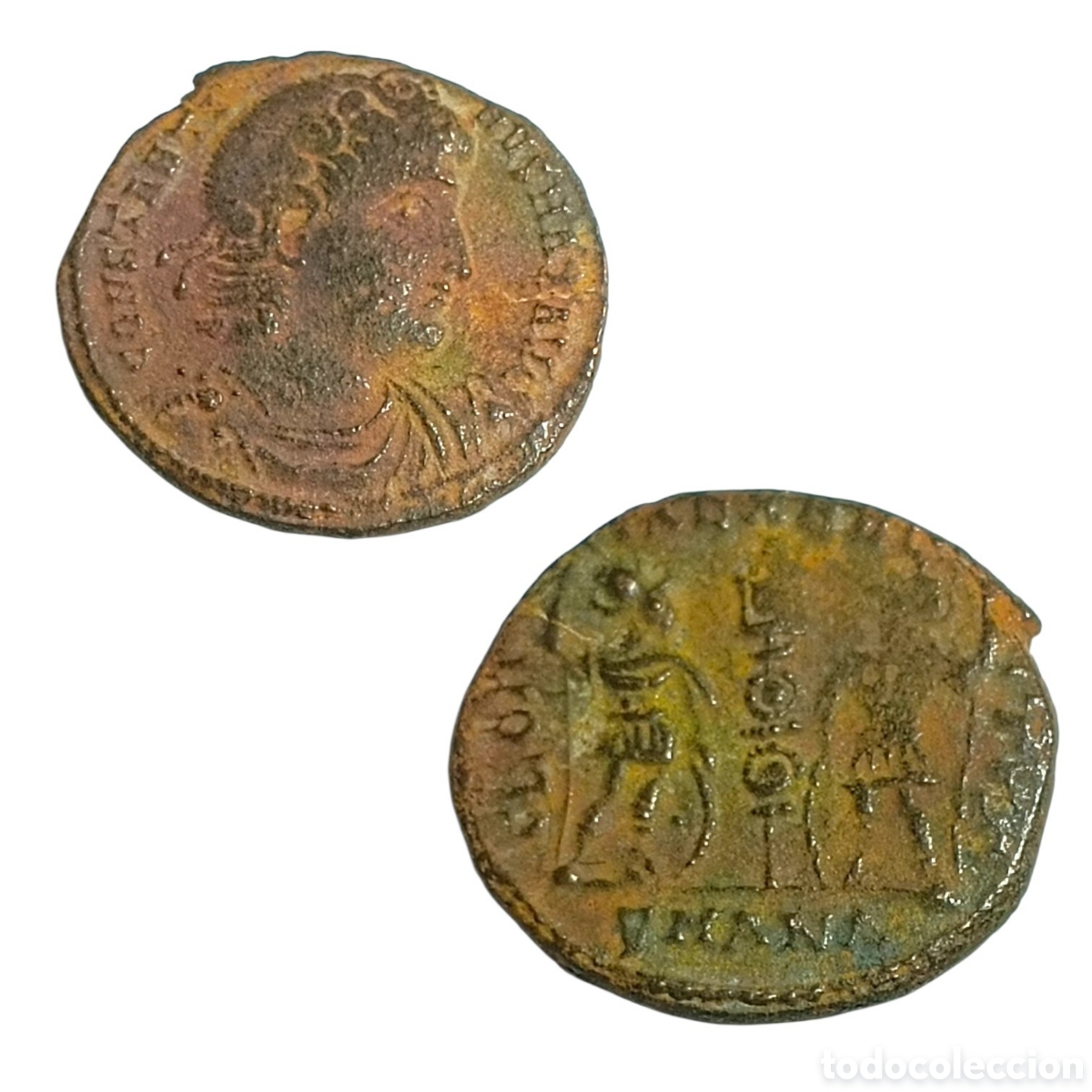 Monedas Imperio romano: Monedas romanas lote de 5 numismatica - Foto 5