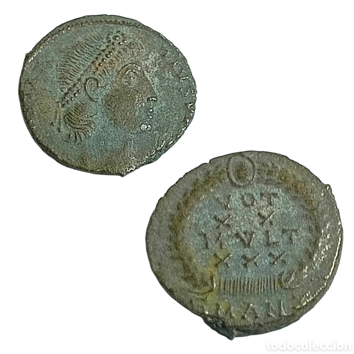 Monedas Imperio romano: Monedas romanas lote de 5 numismatica - Foto 6