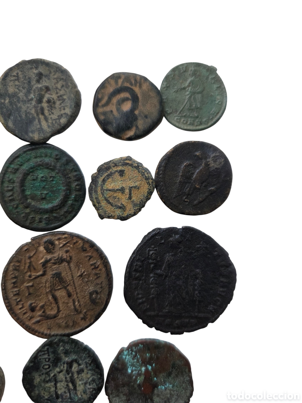 Monedas Imperio romano: Lote de 18 monedas Romanas, Griegas, etc.. - Foto 7
