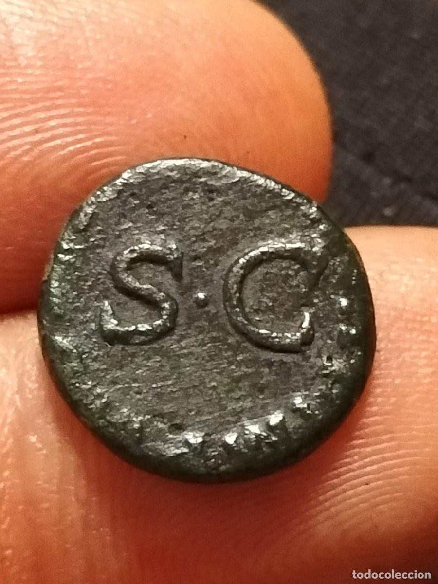 Monedas Imperio romano: Cuadrante del emperador Claudio. 42 dC